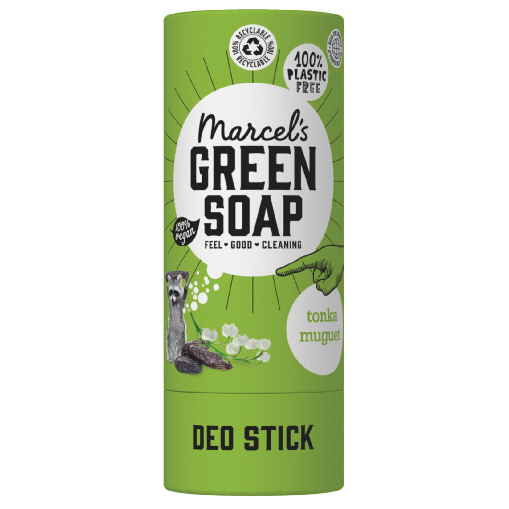 Marcels Green Soap Deo Stick 40gr - Tonga & Muguet van Marcels Green Soap