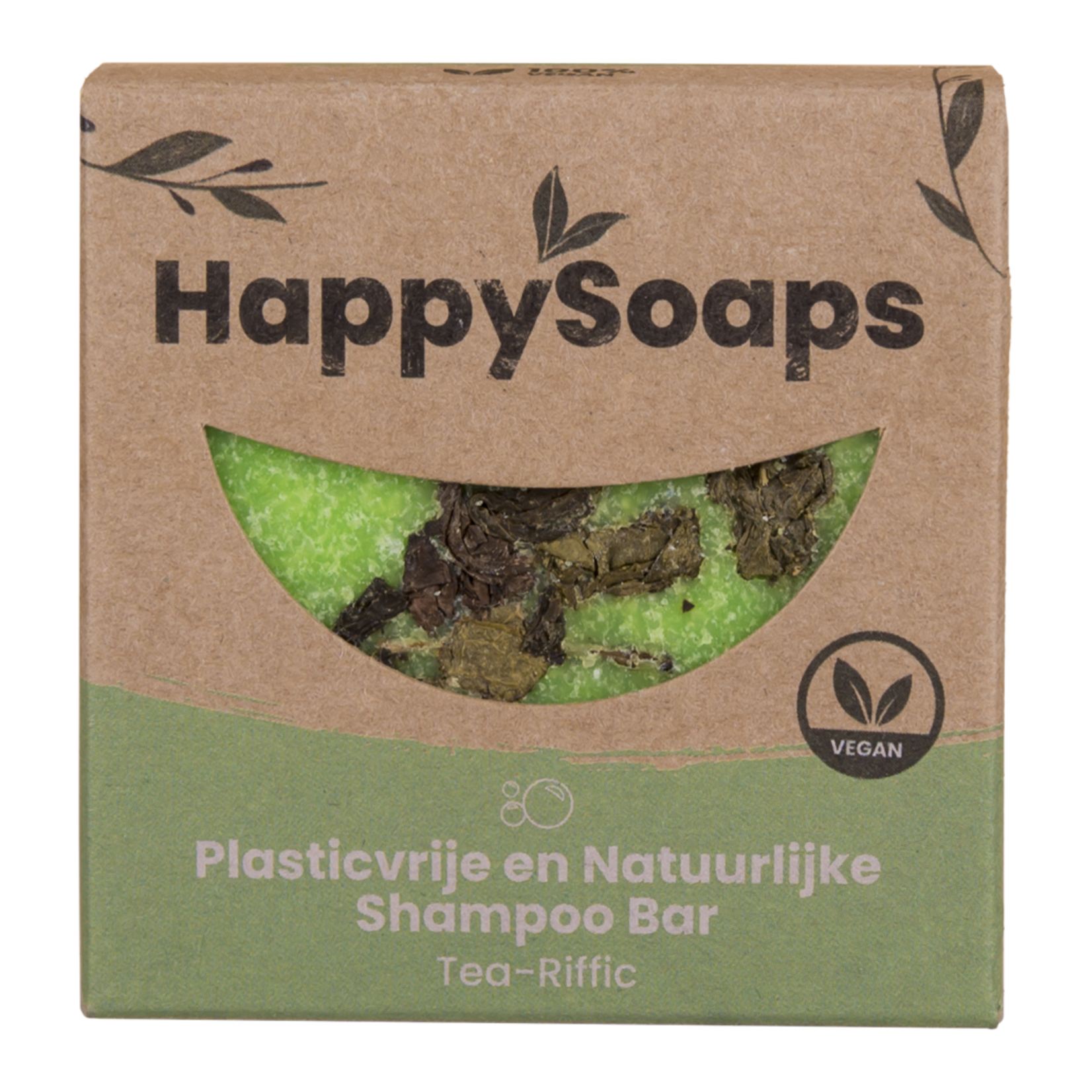 HappySoaps HappySoaps Shampoo Bar - Tea-Riffic - 70 gram