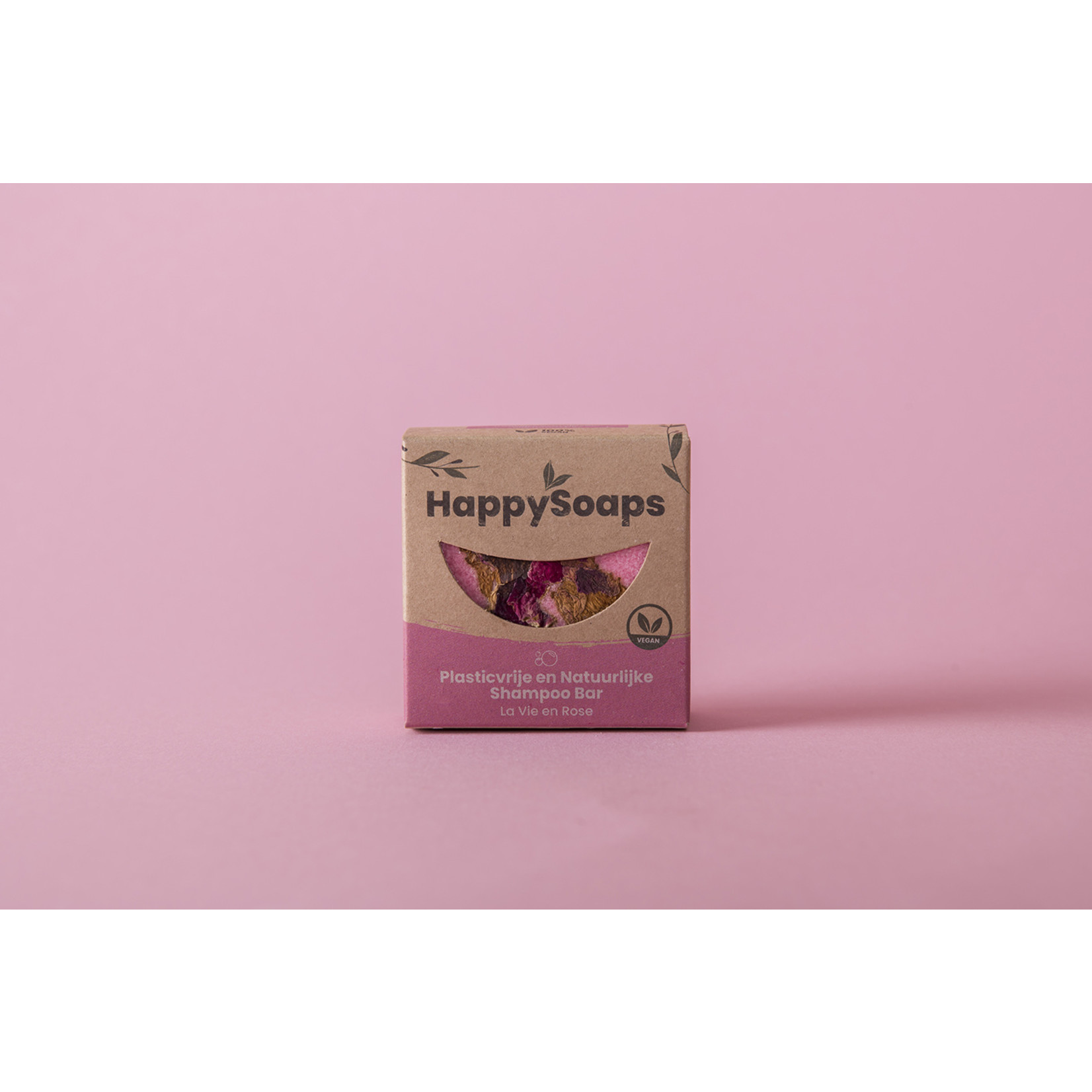 HappySoaps HappySoaps Shampoo Bar - La Vie en Rose - 70 gram