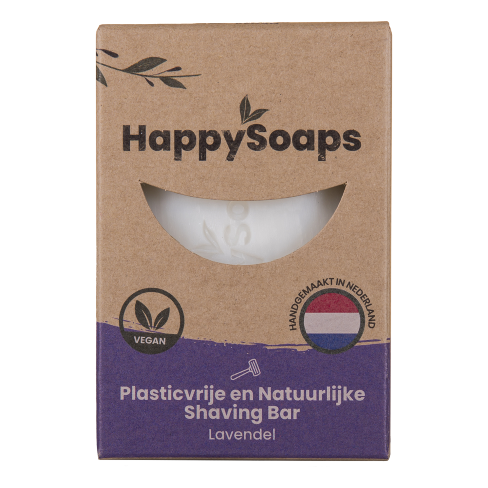 HappySoaps HappySoaps shaving bar lavendel