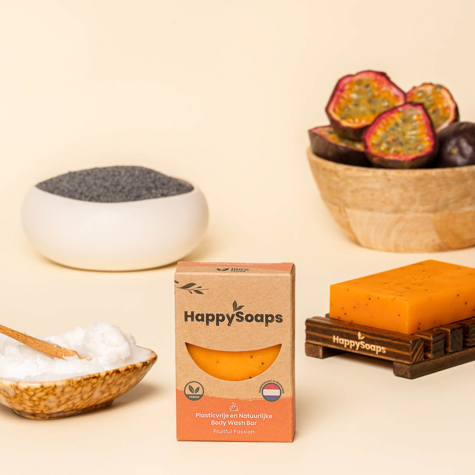 HappySoaps HappySoaps Body Bar - Arganolie & Rozemarijn