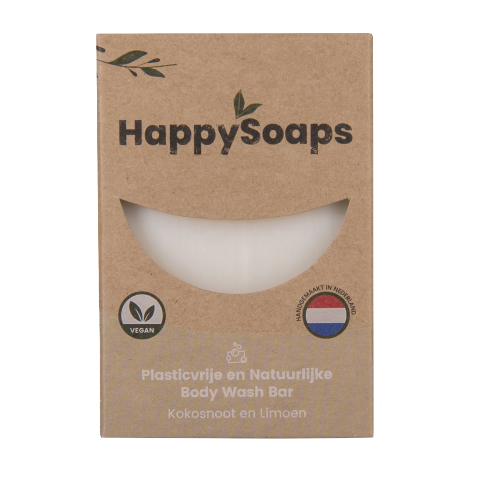 HappySoaps HappySoaps Body Bar - kokosnoot & Limoen