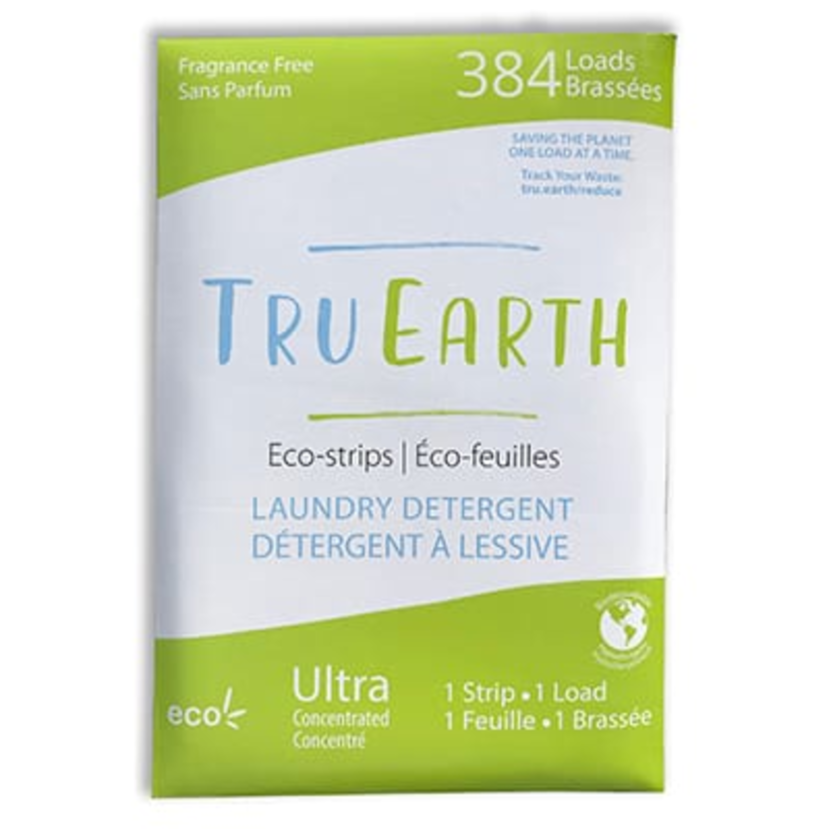 TruEarth Tru Earth Eco Wasstrips - Detergent - Parfumvrij (384 wasbeurten)
