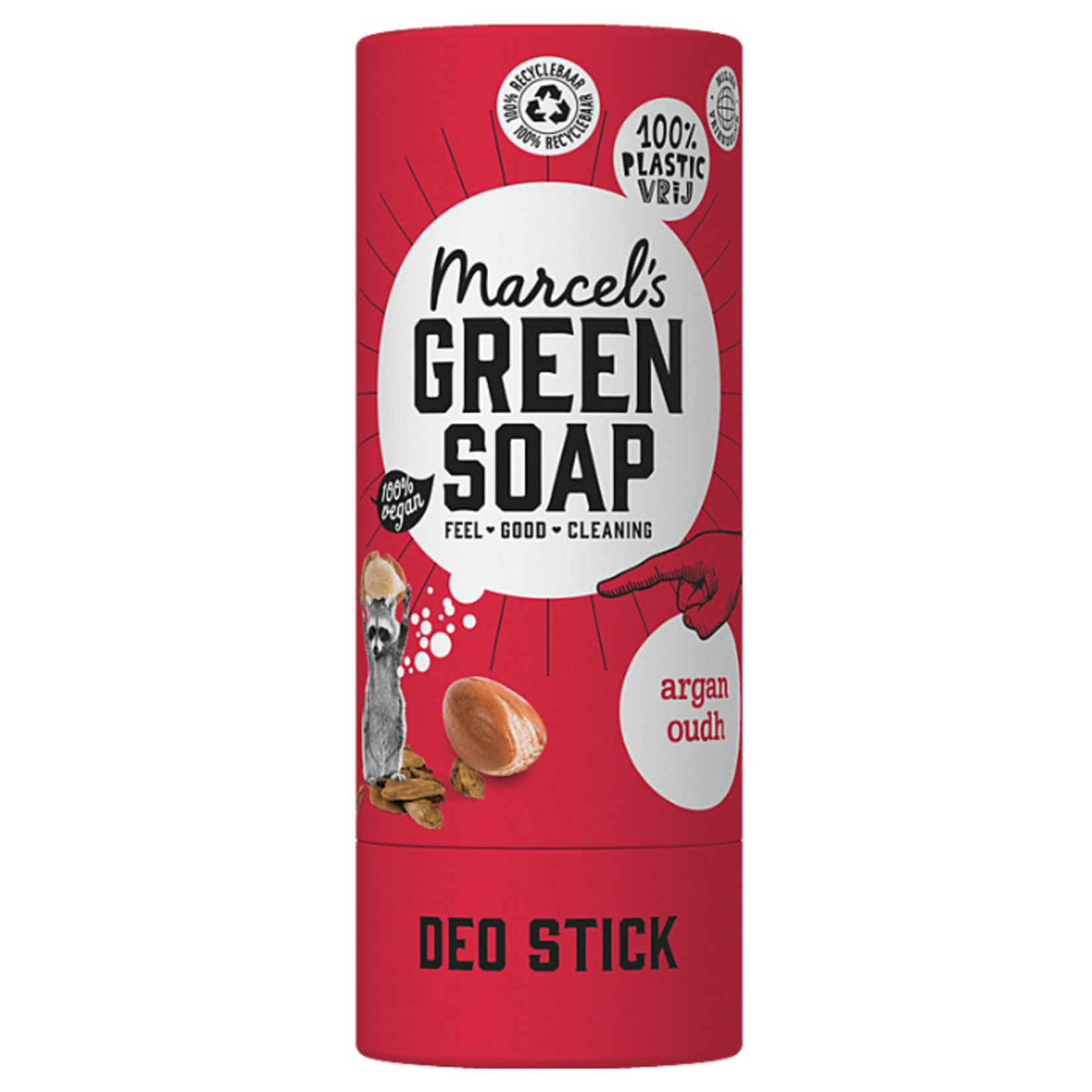 Marcels Green Soap Deo Stick 40gr - Argan & Oudh van Marcels Green Soap