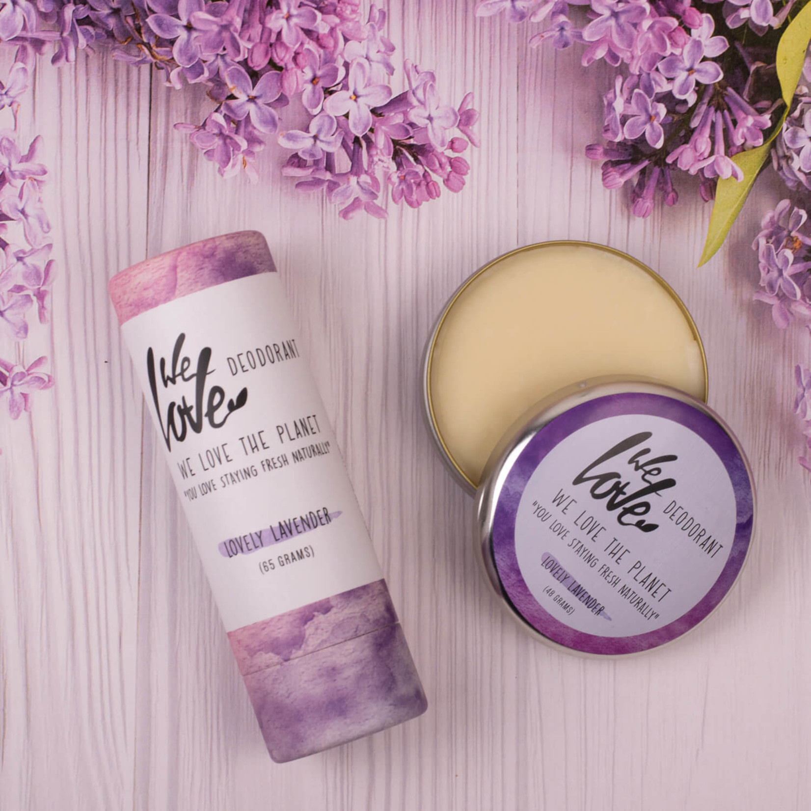 We Love The Planet Natuurlijke deodorant stick – Lovely Lavender - We Love The Planet