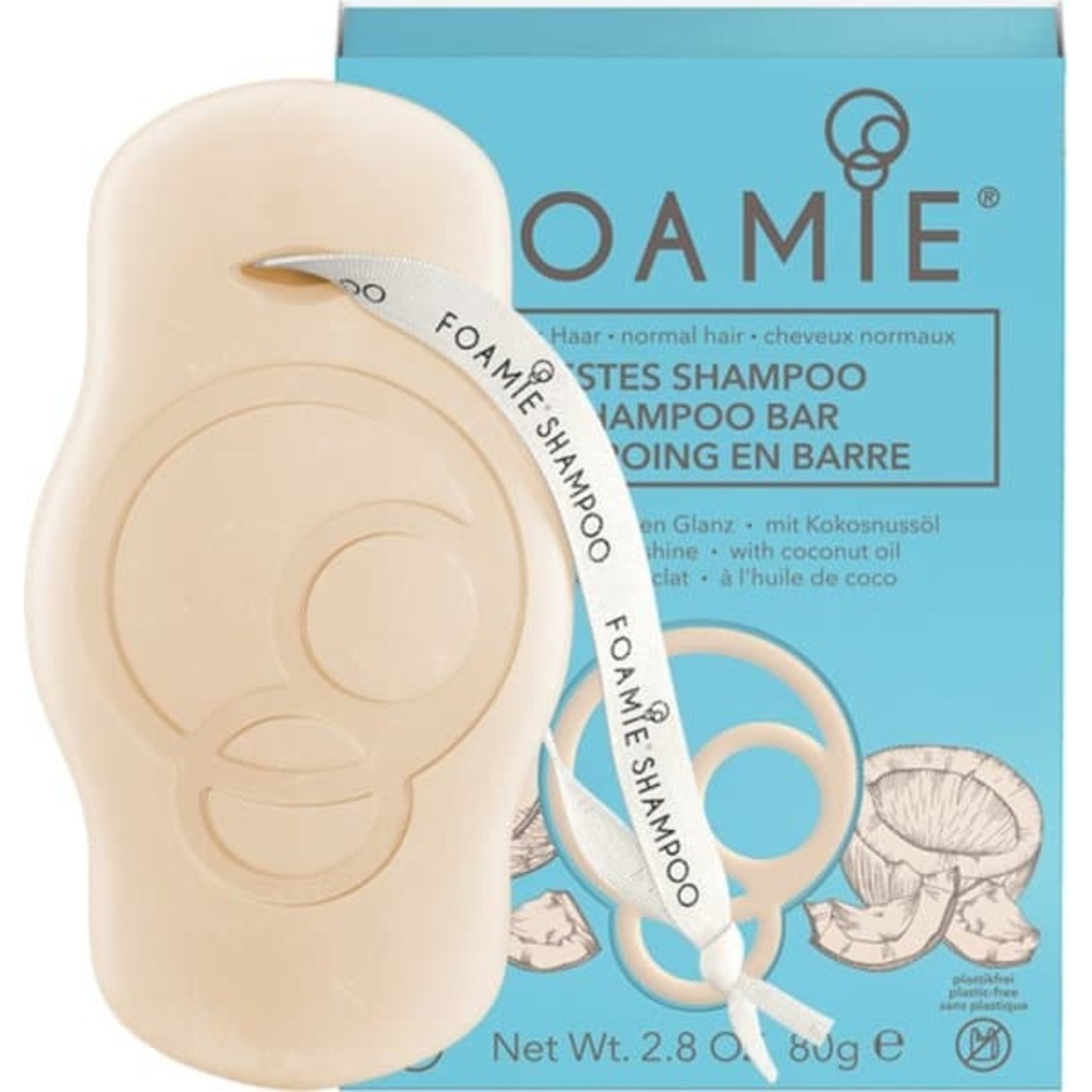 Foamie Foamie - Shampoo Bar - Shake your Coconuts - gloss shampoo for normal hair