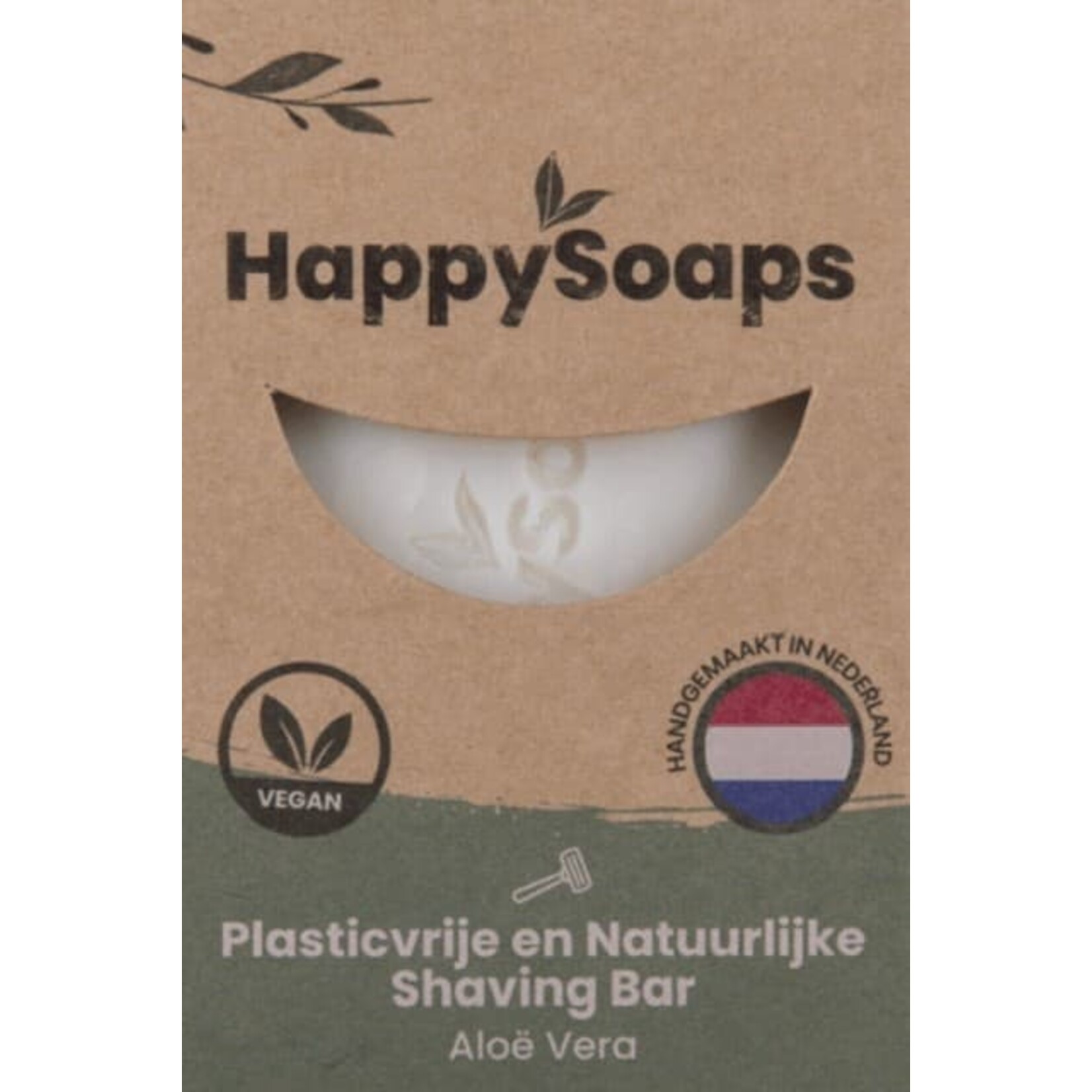 HappySoaps Happy Soap shaving bar Aloë Vera