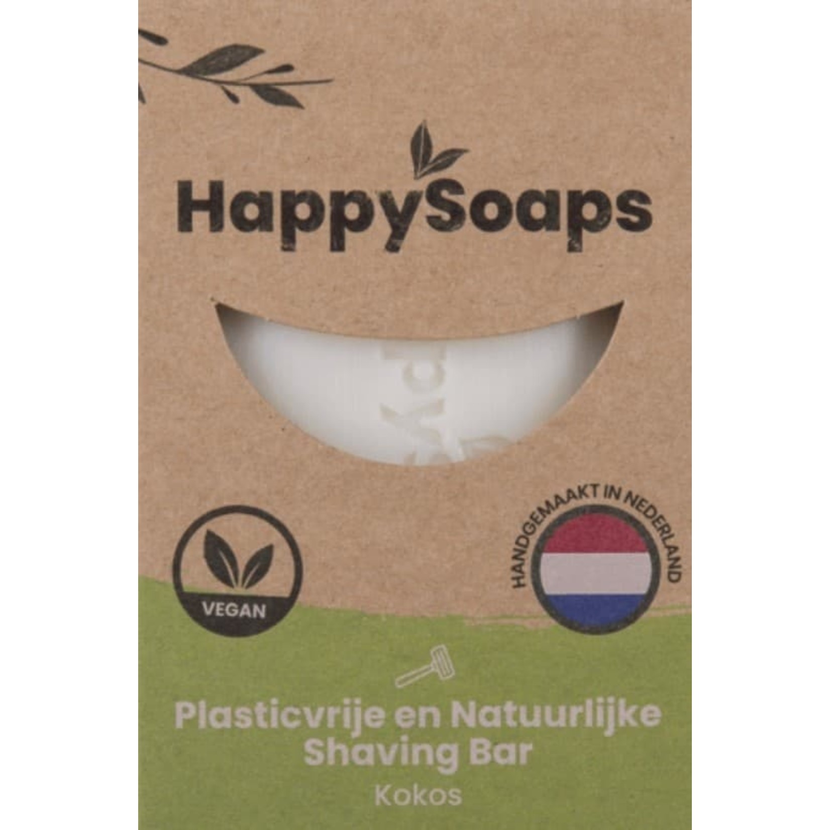 HappySoaps HappySoaps shaving bar kokos