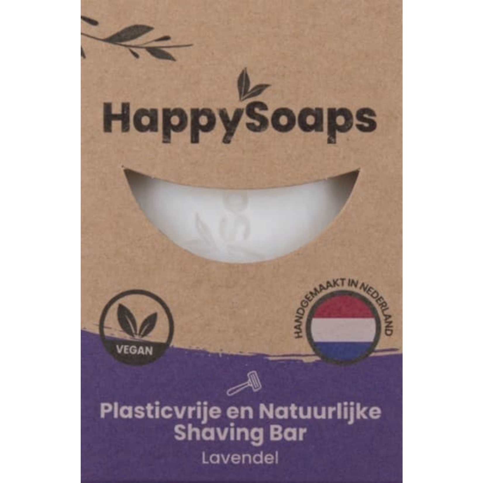 HappySoaps HappySoaps shaving bar lavendel