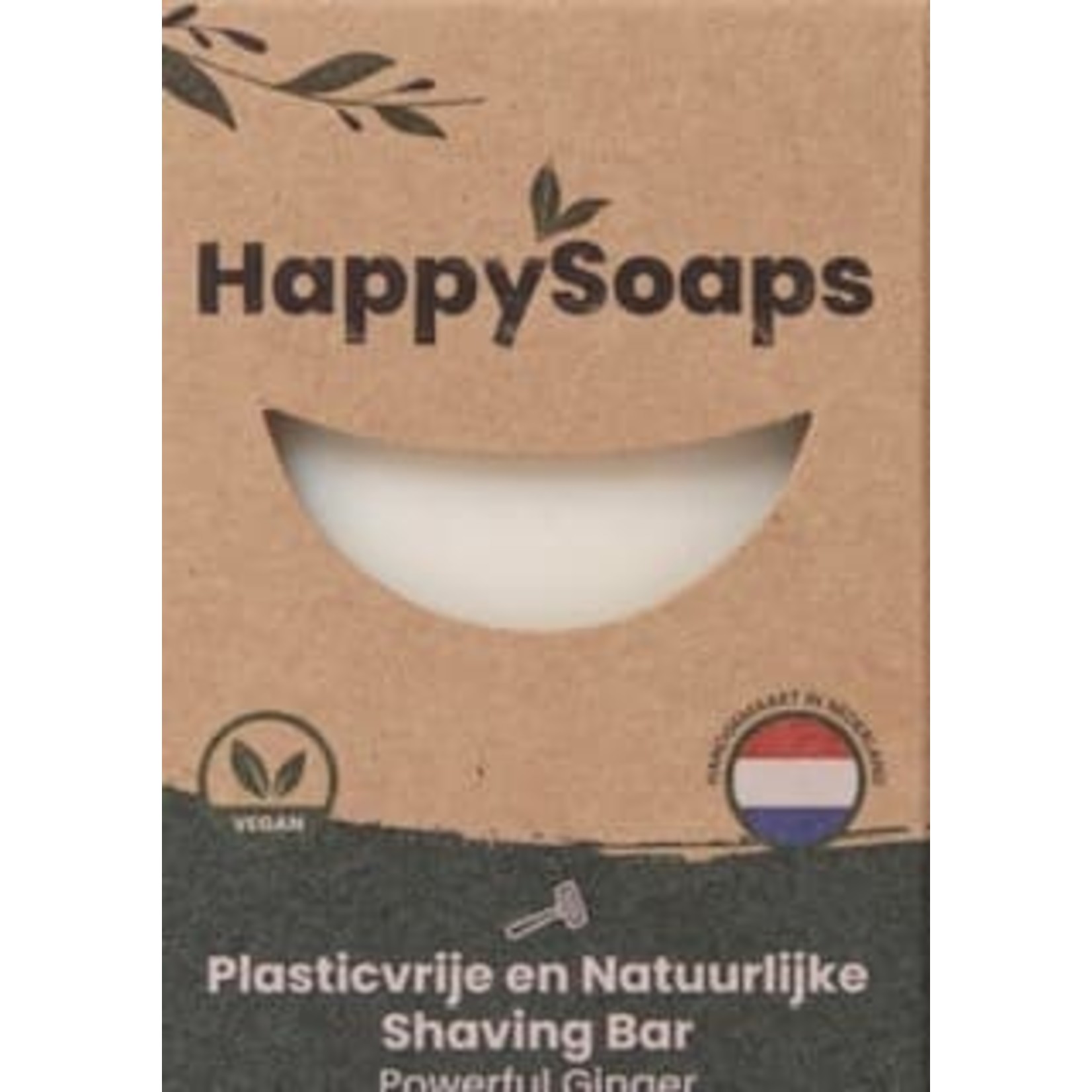 HappySoaps Happy Soap shaving bar powerful ginger