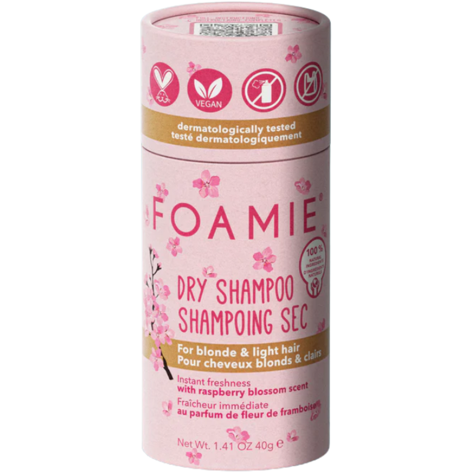 Foamie Foamie - Droogshampoo - Berry Blonde (voor blond/licht haar)