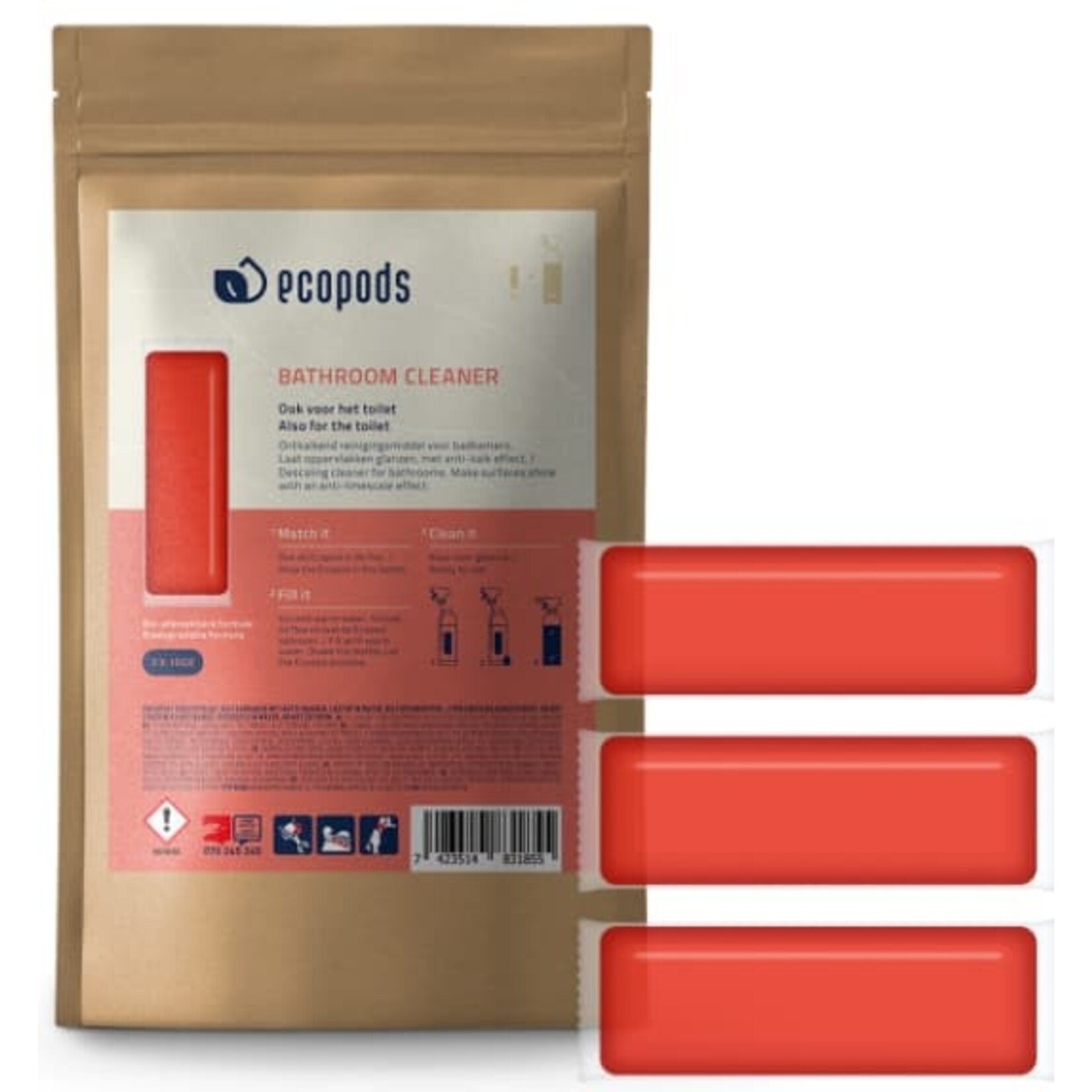 Ecopods Ecopods sanitairreiniger - 3 capsules