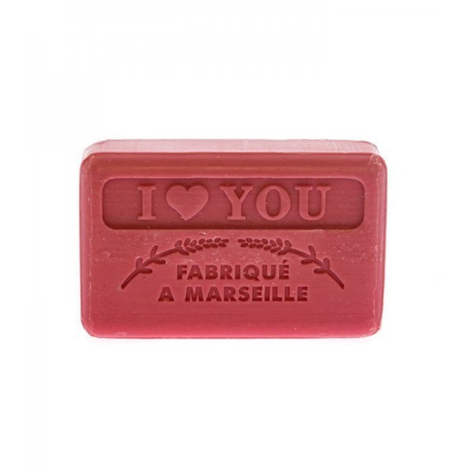 La savonnette Marseillaise Zeep bar cadeauset: Fleur de lys, Fleur de lotus, Lavendel, Vanille, Fruit de la passion, I love you