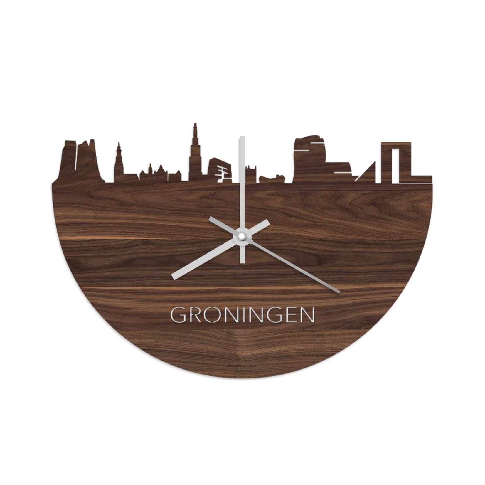 WoodWideCities Skyline Klok Groningen Noten