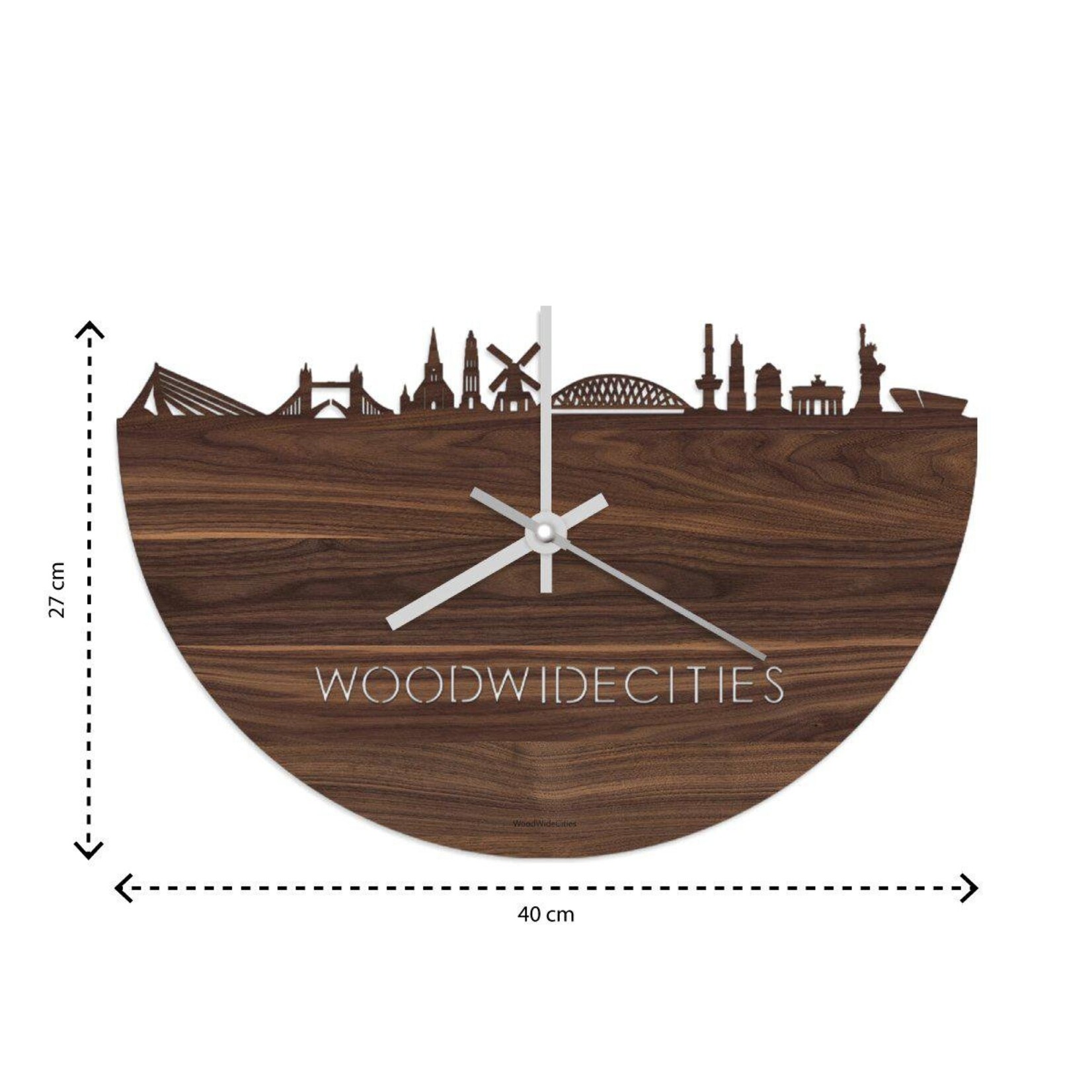 WoodWideCities Skyline Klok Eindhoven Noten