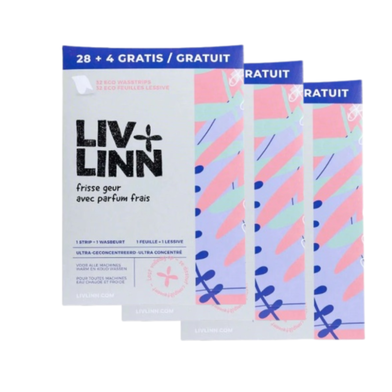 Liv + Linn wasstrips Liv + Linn 32 wasstrips frisse geur (6-pack)