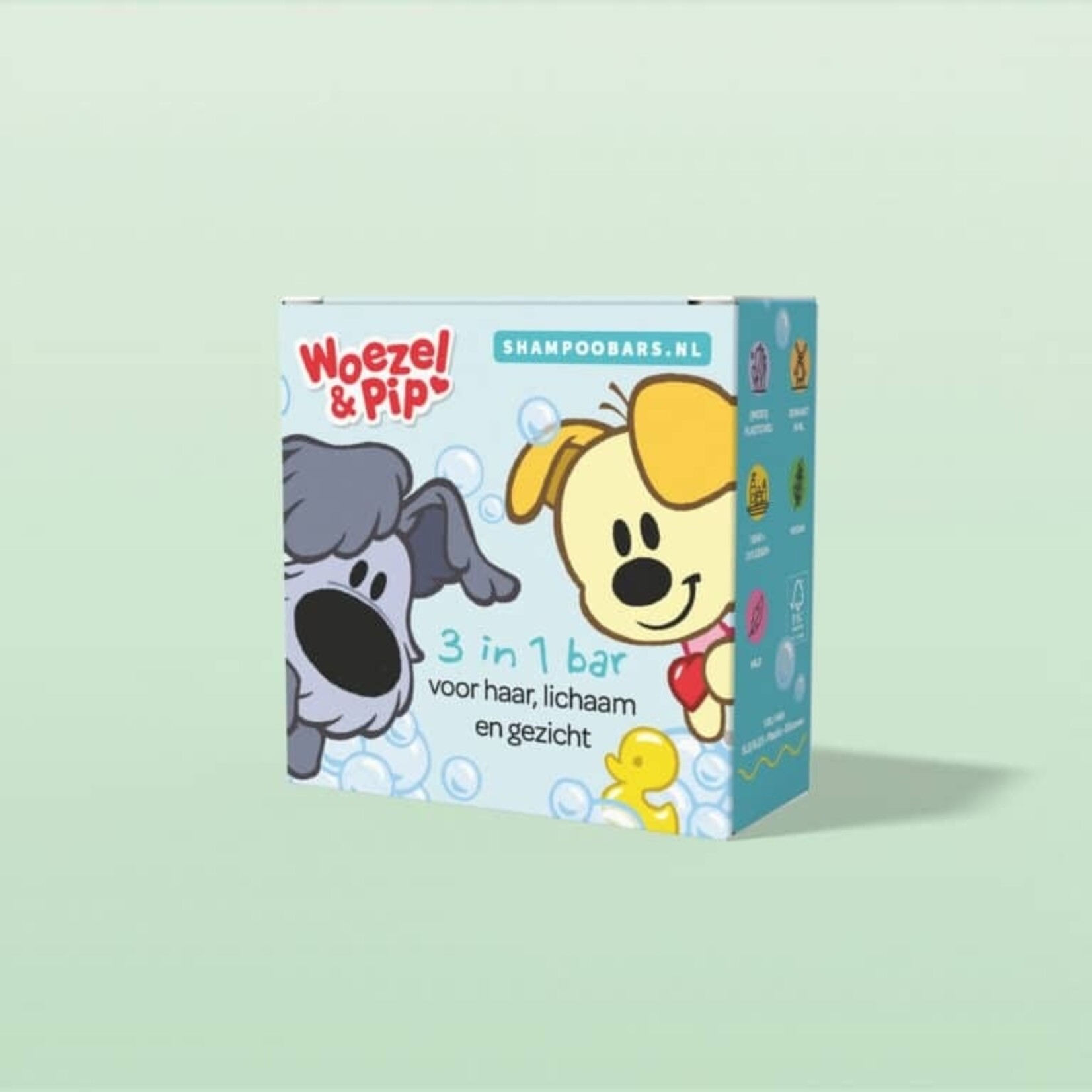 Shampoobars 3-in-1 Kids Bar Woezel&Pip