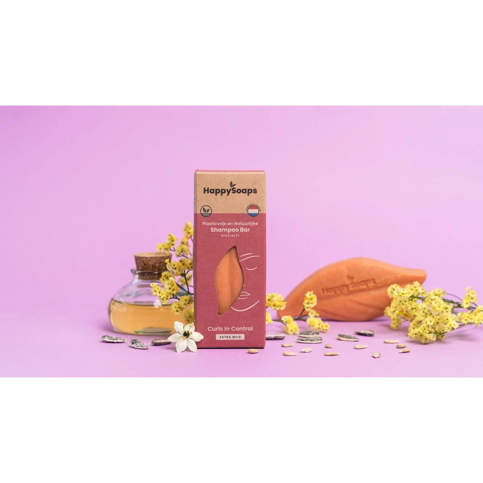 HappySoaps HappySoaps Professional Shampoo Bar - Curls in Control - Extra Mild