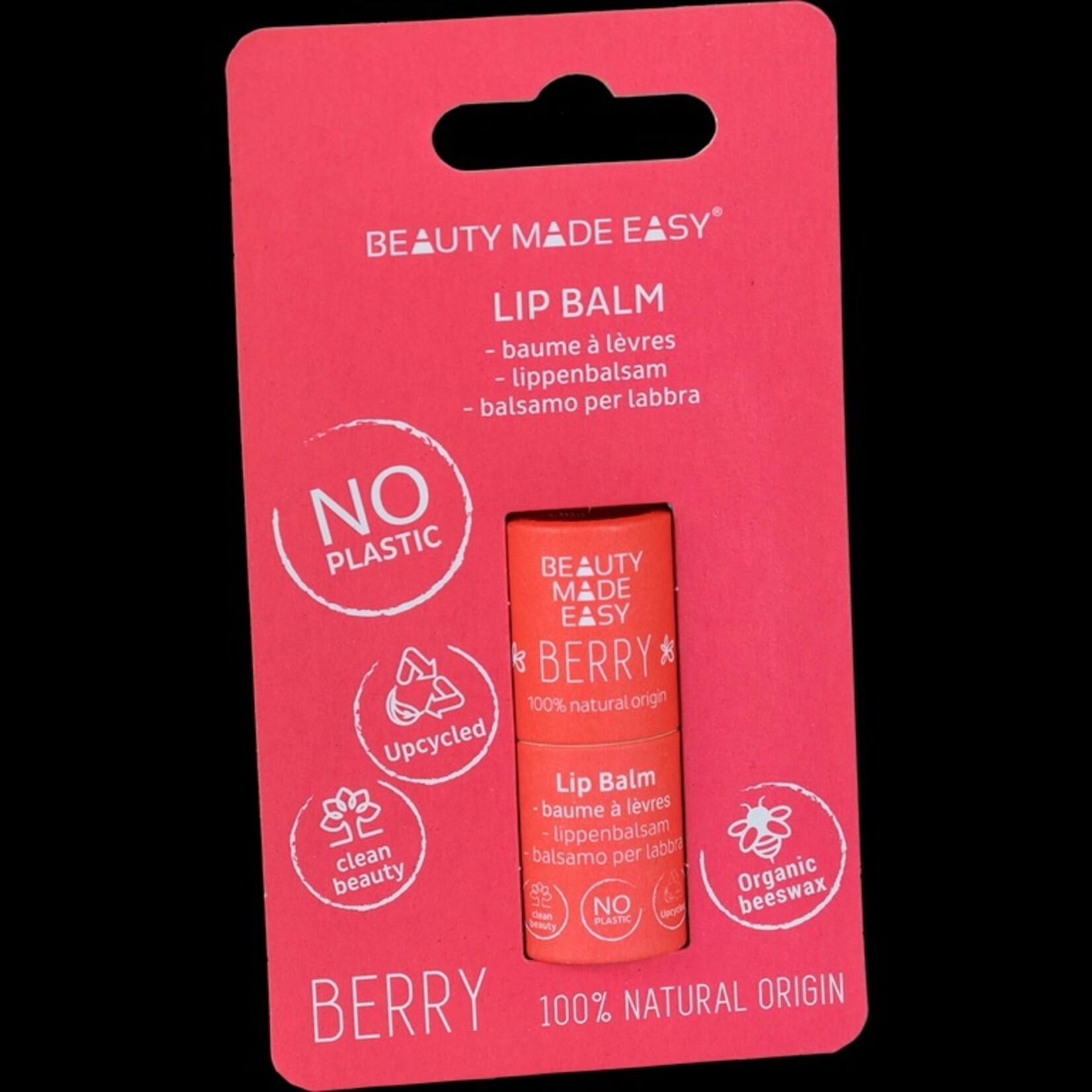 BME BME- Paper tube Lip balm - BERRY