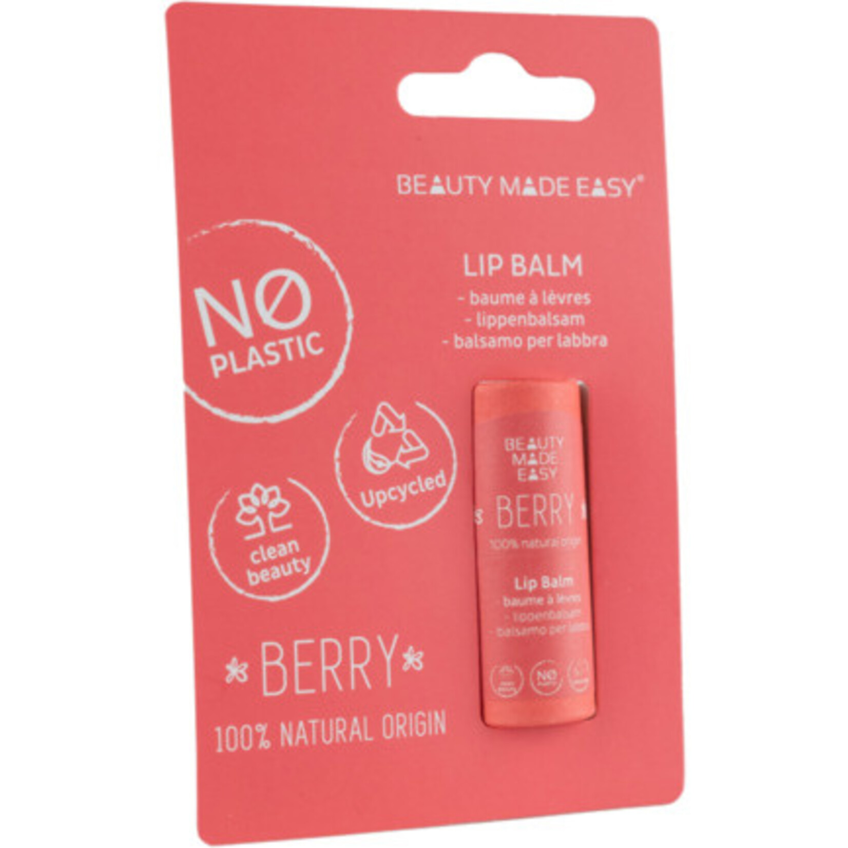 BME BME- Paper tube Lip balm - BERRY