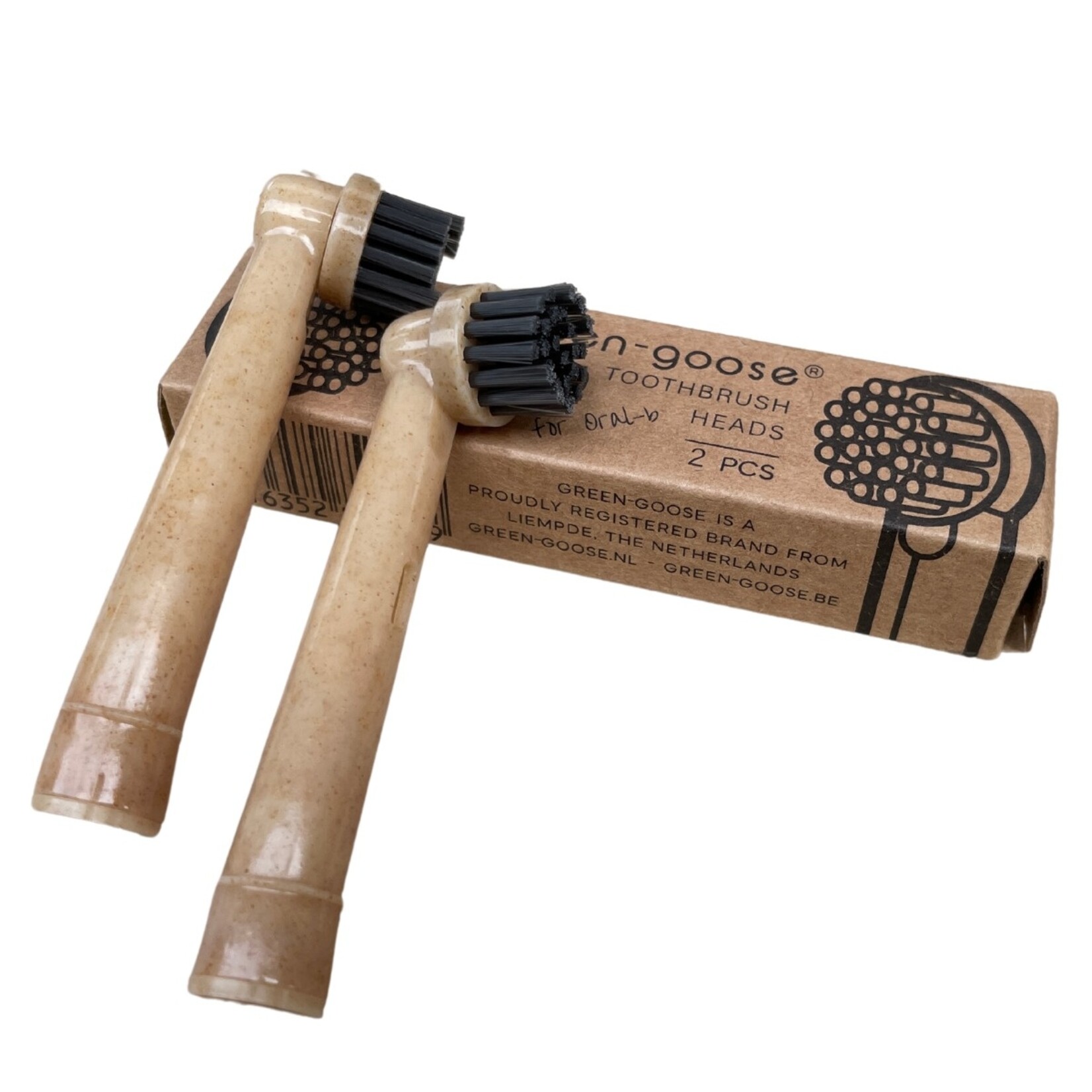 Green-goose green-goose Oral B Bio-based Opzetborstels - 4 Stuks - Volwassenen