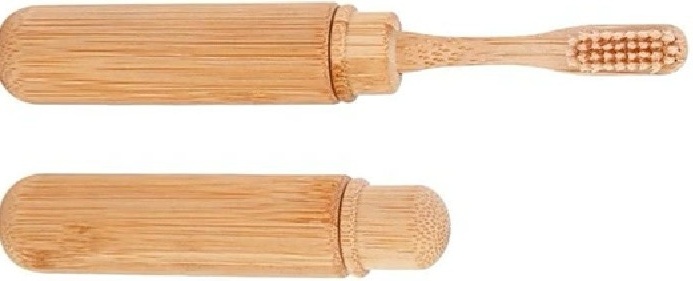 Reistandenborstel van bamboe