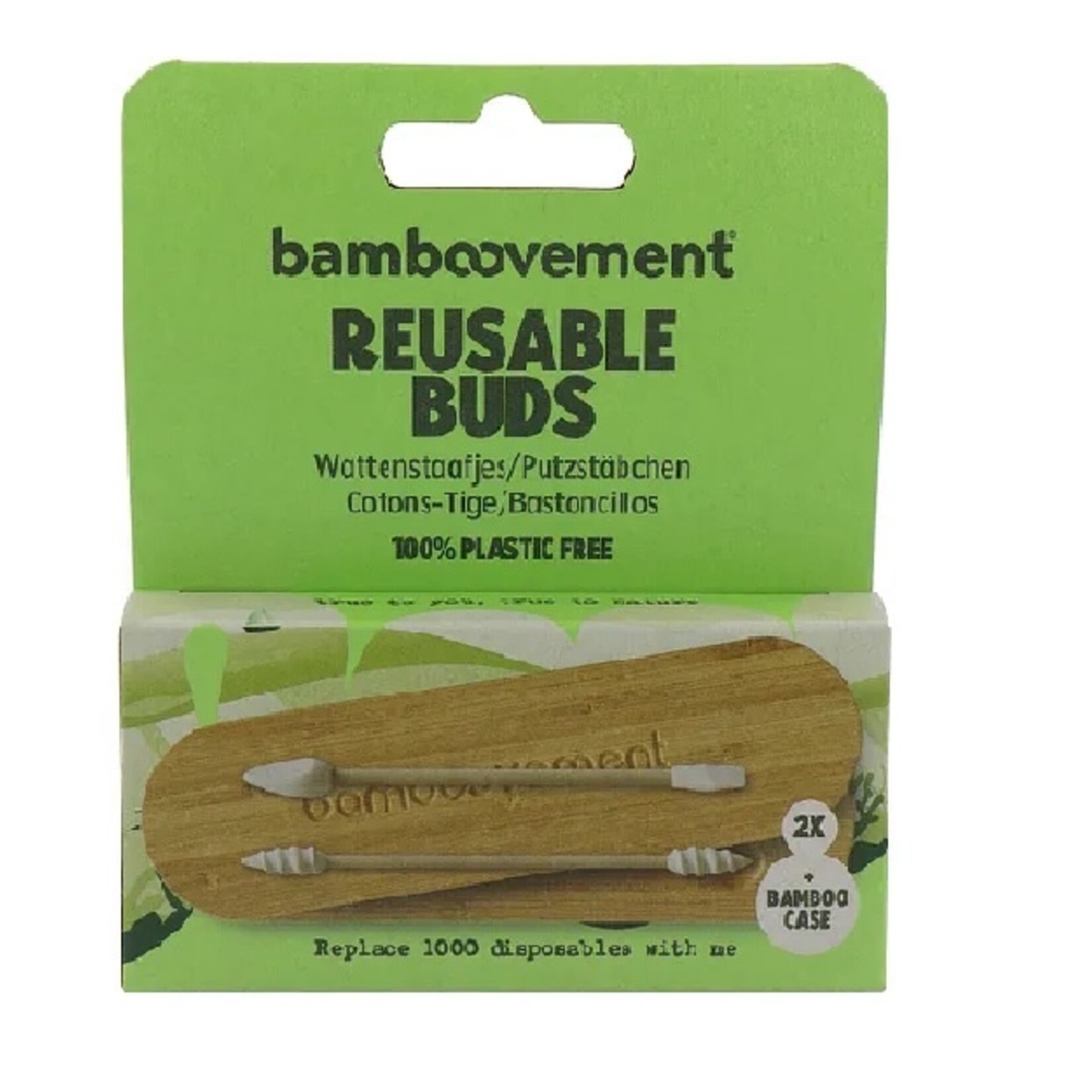 Bamboovement Bamboovement Herbruikbare Wattenstaafjes 2ST