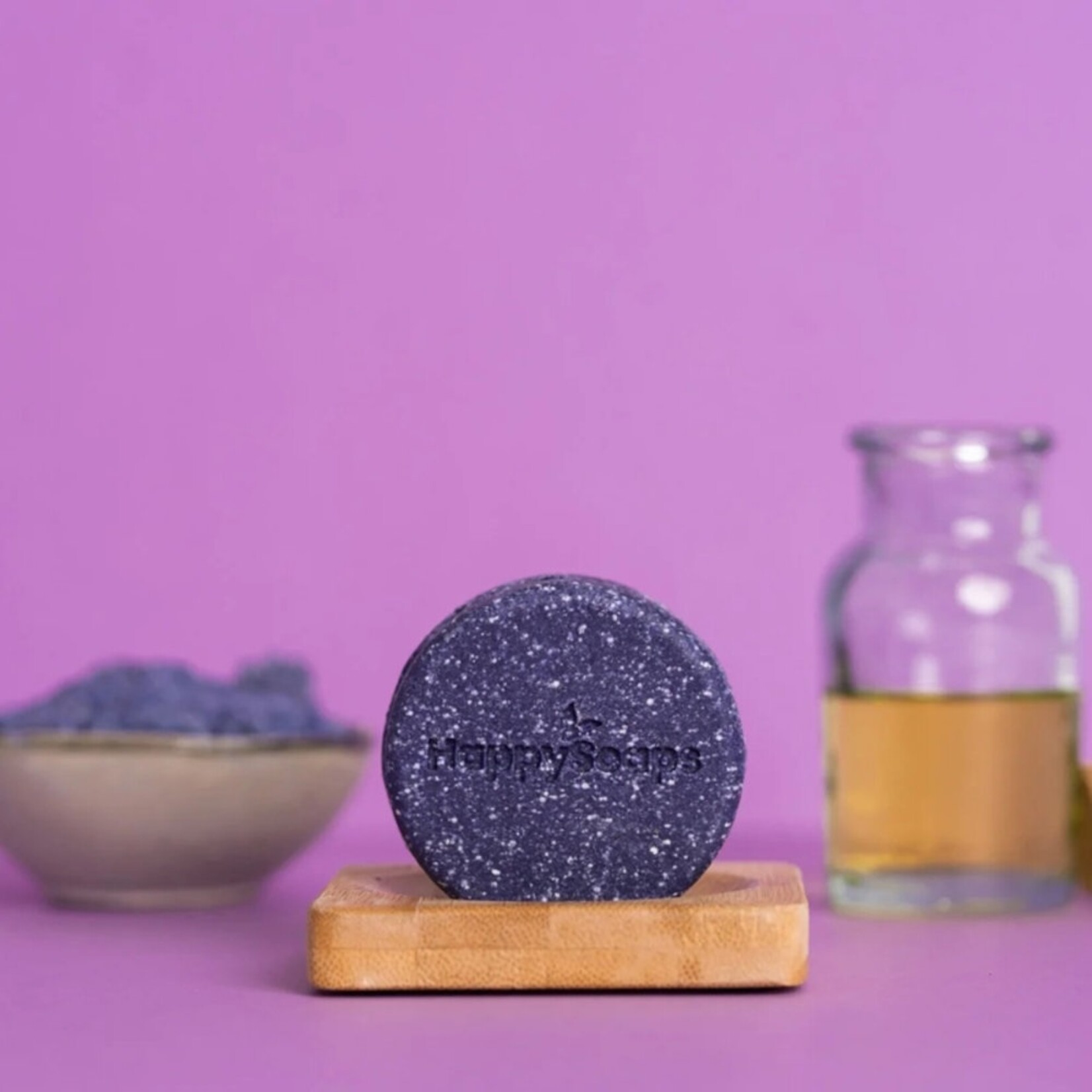 HappySoaps Zilver Shampoo Bar - Bright Violet