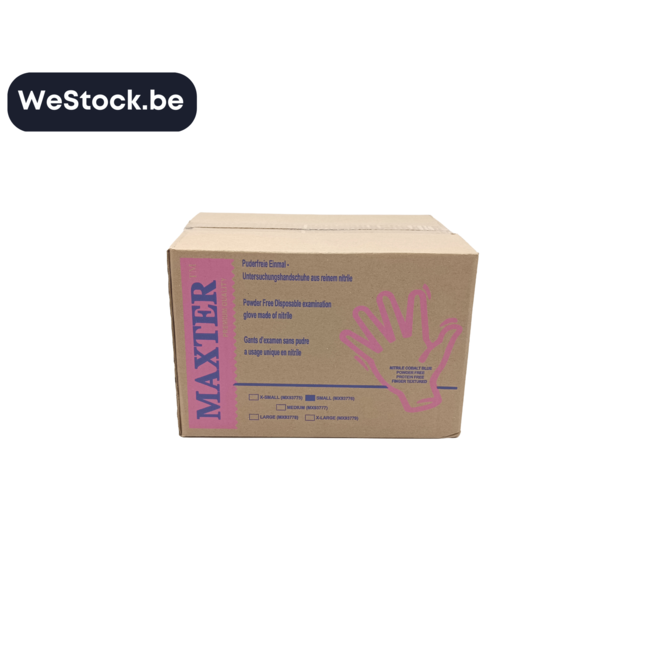 [Maxter] Handschoenen | Nitril | 100 Handschoenen | Maat S