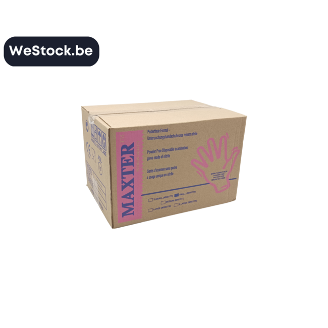 [Maxter] Gloves | Nitrile |100 Gloves | Size S