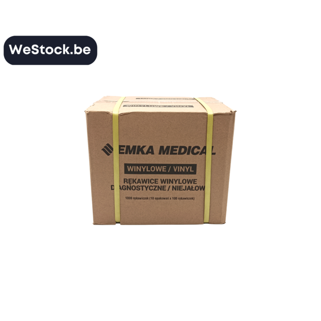 [Emka Medical] Gants | Vinyle  | 100 Gants | Taille L