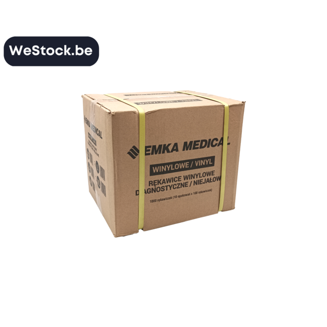 [Emka Medical] Handschoenen | Vinyl | 100 Handschoenen | Maat L
