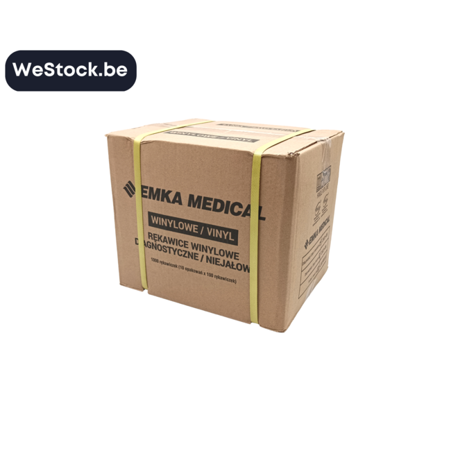 [Emka Medical] Handschoenen | Vinyl | 100 Handschoenen | Maat L