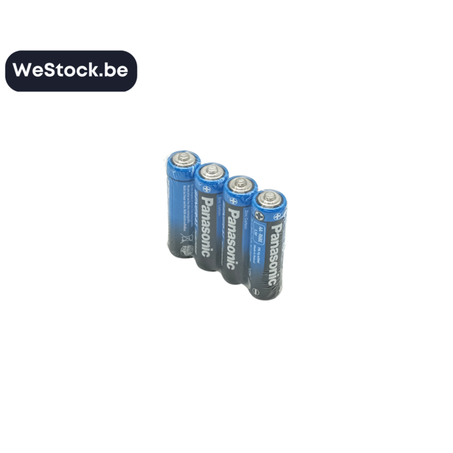 [Panasonic] Piles | AA | Zinc-Carbone | 4 Piles