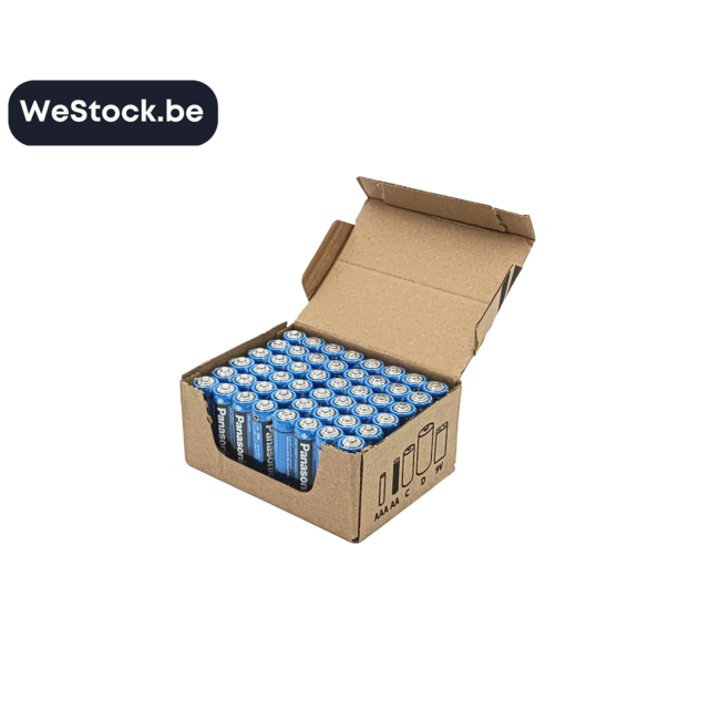 [Panasonic] Batteries | AA | Zinc-Carbon | 4 Batteries