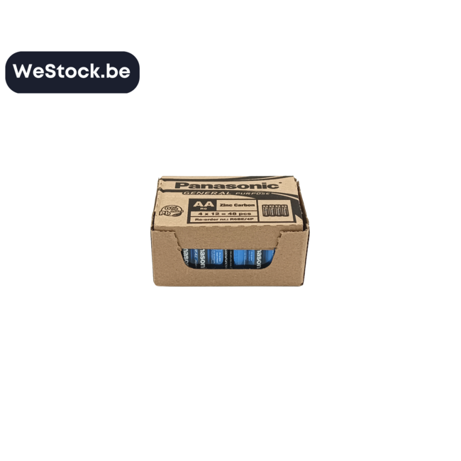 [Panasonic] Batterijen | AA | Zink-Koolstof | 4 Batterijen