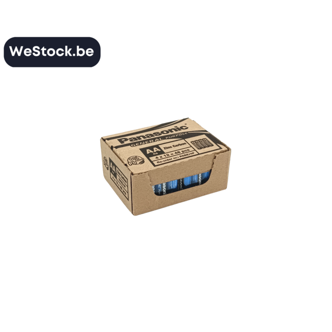 [Panasonic] Batterijen | AA | Zink-Koolstof | 4 Batterijen
