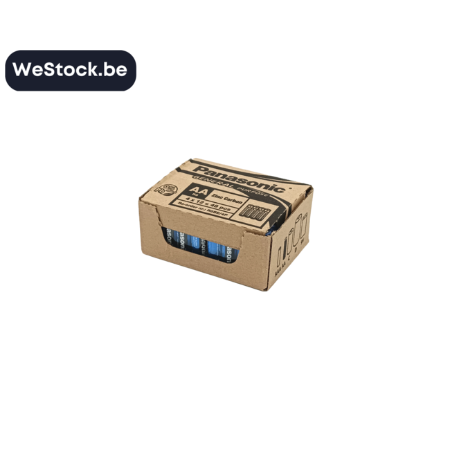 [Panasonic] Batterijen | AA | Zink-Koolstof | 4 Batterijen
