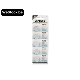 Arcas CR2032 3V-batterijen | Lithium | 5 Batterijen per verpakking