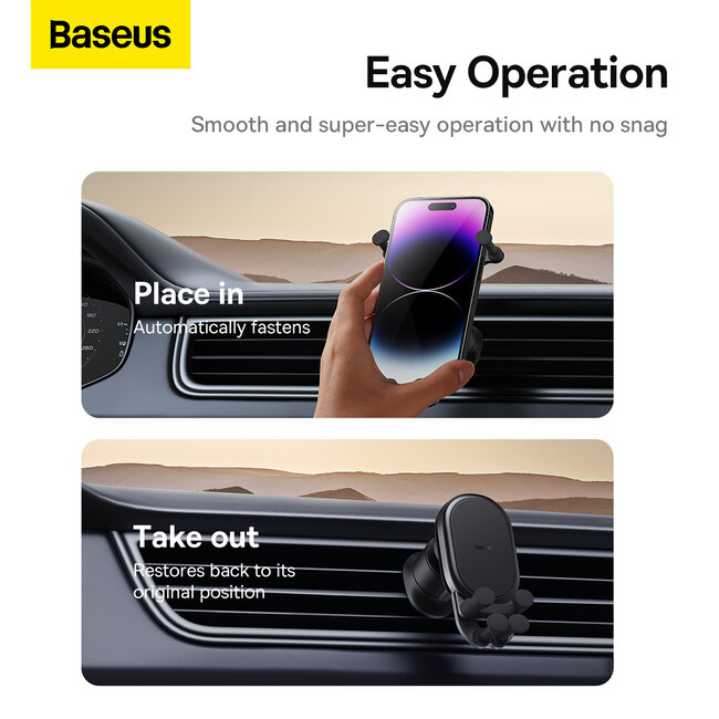 [Baseus] Baseus Ventilation Support Voiture Série Stable