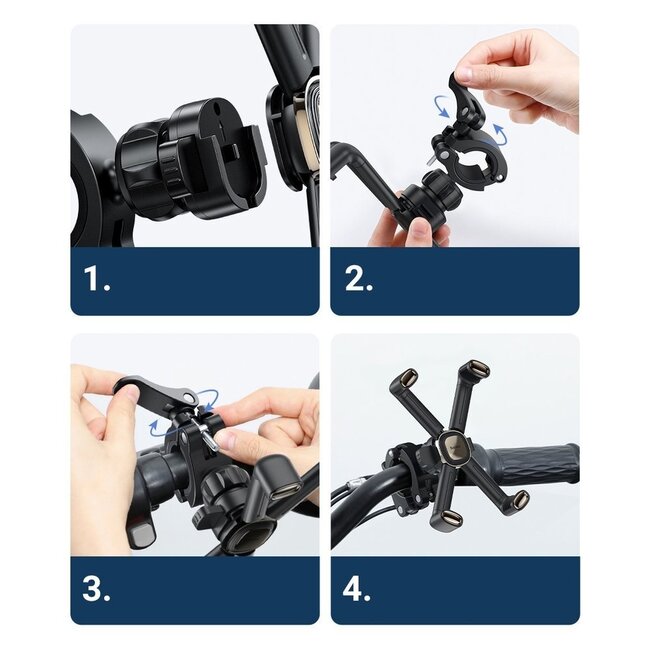 [Baseus] Baseus 4.7'-6.7' bike/motorcycle phone holder