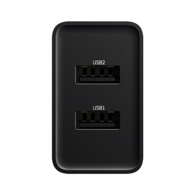 [Baseus] Baseus Dubbele USB-laadkop 10,5 W Zwart