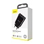 [Baseus] Baseus Dubbele USB-laadkop 10,5 W Zwart