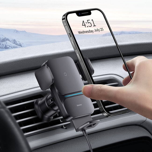 [Baseus] Baseus Electric Car Holder Wireless Charger 15W