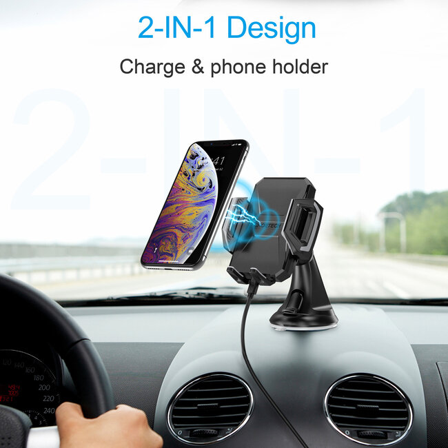 Choetech Choetech 15 W wireless charger/car holder