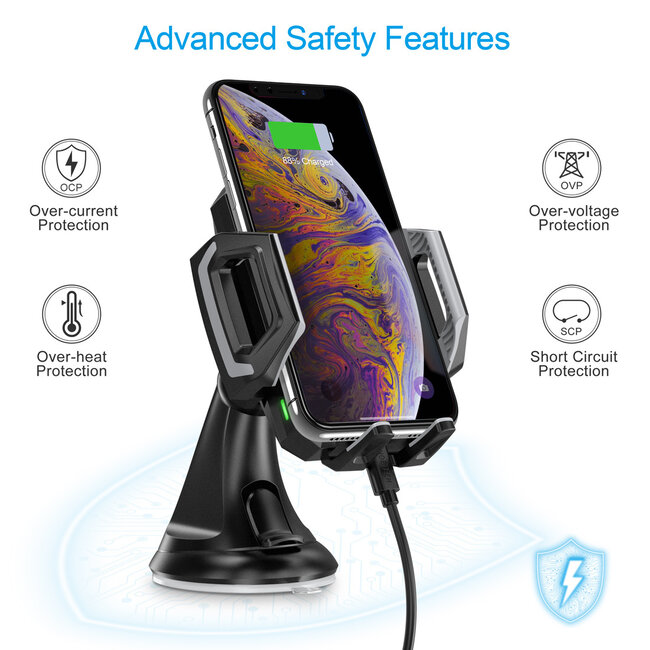 Choetech Choetech 15 W wireless charger/car holder