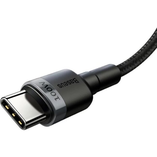 [Baseus] Cafule Series - 100W - Flash Charging - USB-C / USB-C - Cable 2m