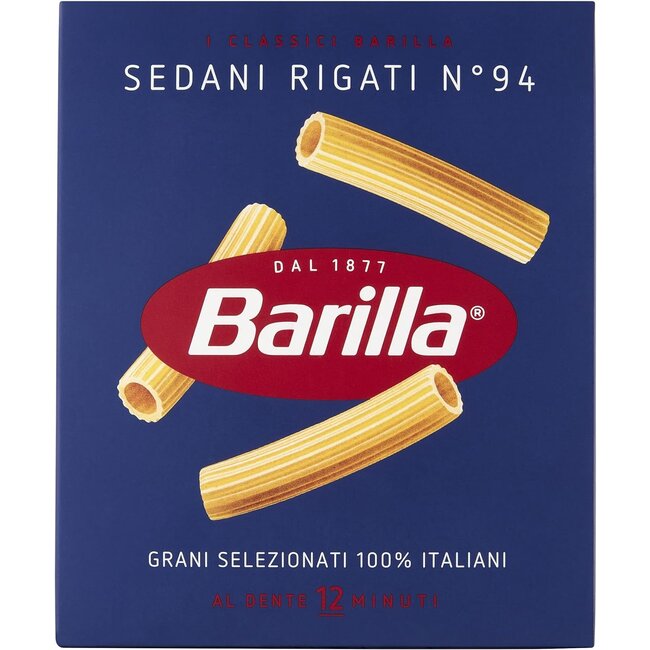 BARILLA Pasta Sedani Rigati n.94 - 500 g - Ref. 94
