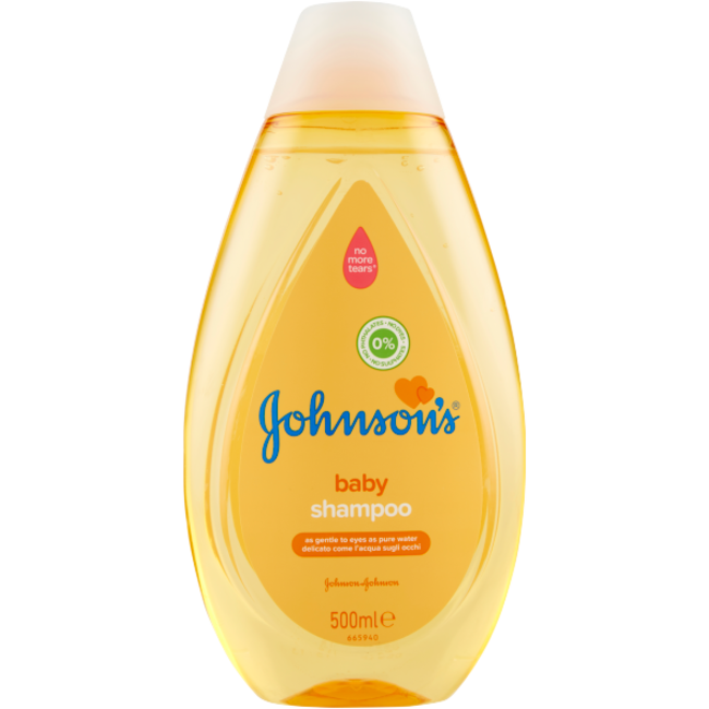 JOHNSON'S BABY Gold Shampoo voor kinderen - XL-pakket - 500 ML