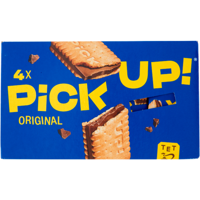 PICK UP Original Biscuits Milk chocolate - 4 x 112 g